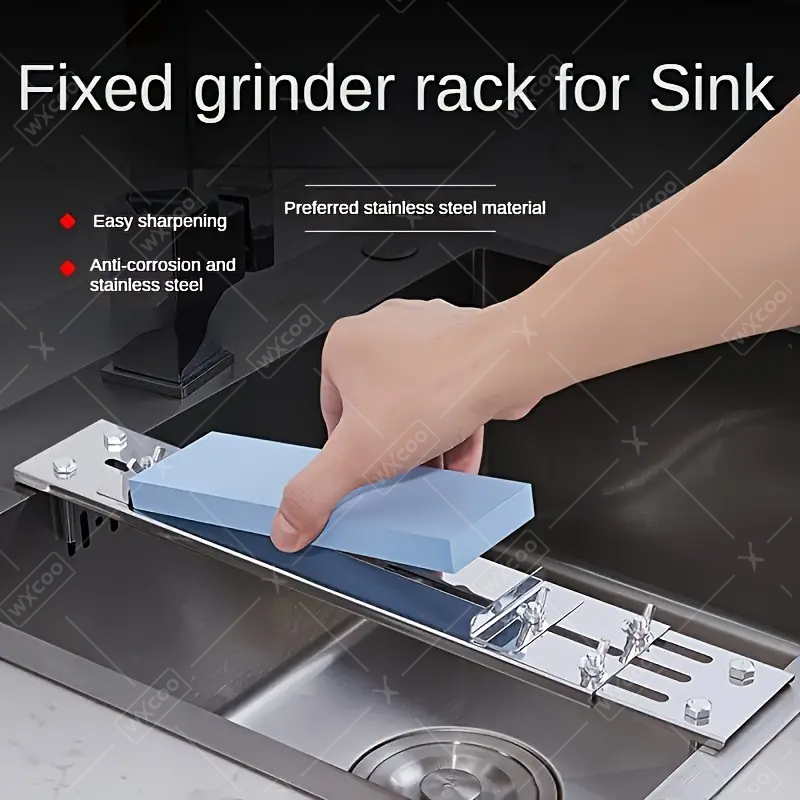 Clipper Blade Sharpener Stone - حوض الفولاذ المقاوم للصدأ شحذ حامل