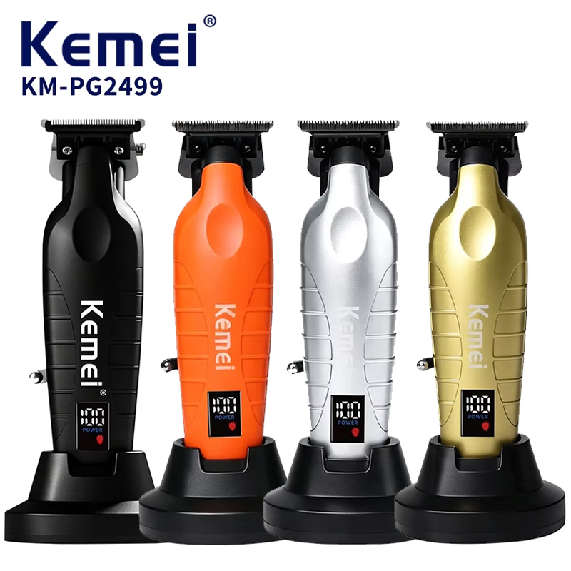 Hair Clipper Ceramic Blade Replacement - ماكينة حلاقة شعر كيمي KM-PG2499 لاسلكية