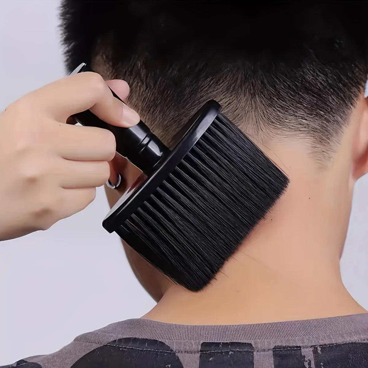 Neck Duster Brush Barber Salon - فرشاة ناعمة من النايلون لتنظيف الشعر،