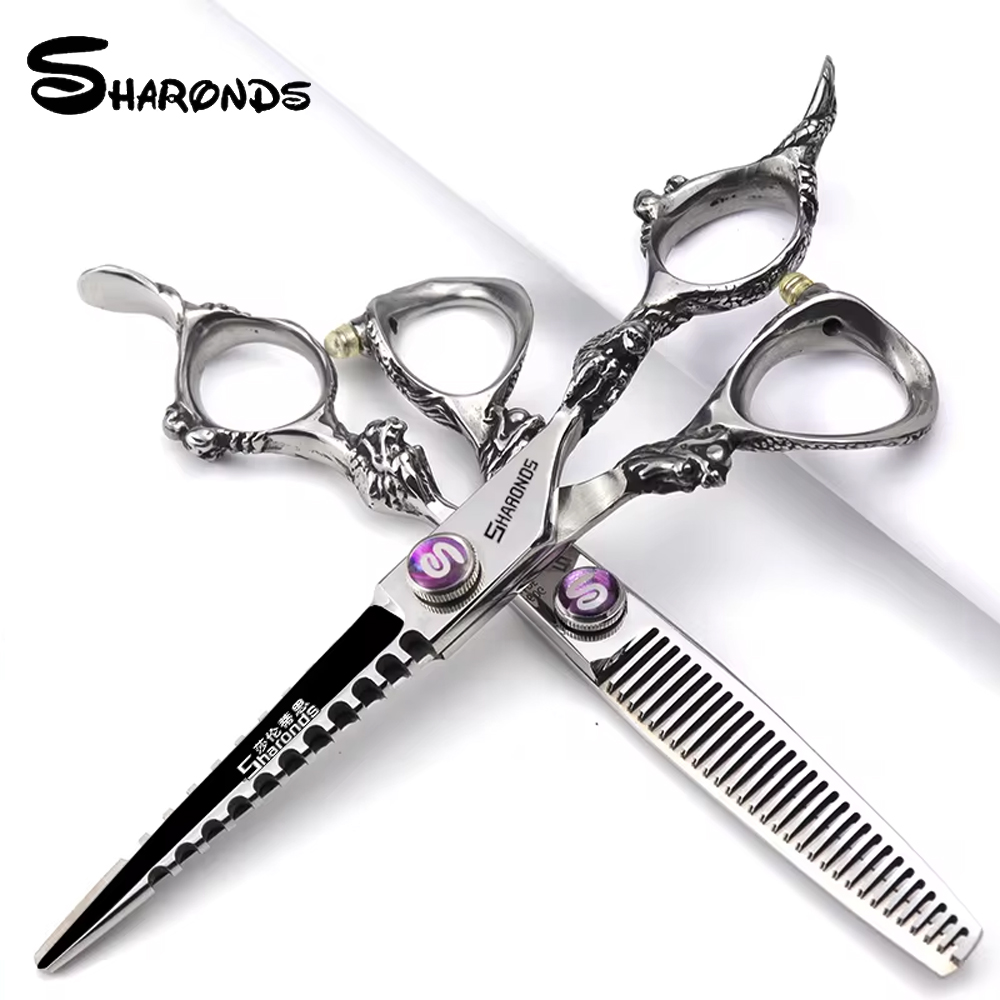 Hair Cutting Scissors Shears Set 6 Inch - مجموعة مقصات حصرية لقص الشعر الاحترافية