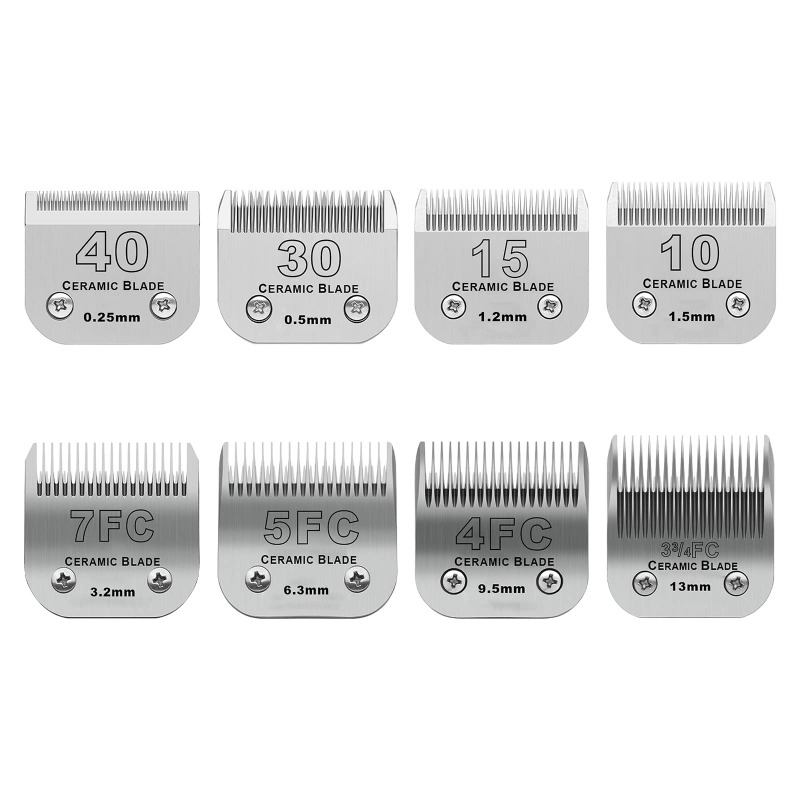 Hair Clipper Ceramic Blade Replacement - شفرات سيراميك قابلة للفصل لمقصات تهذيب