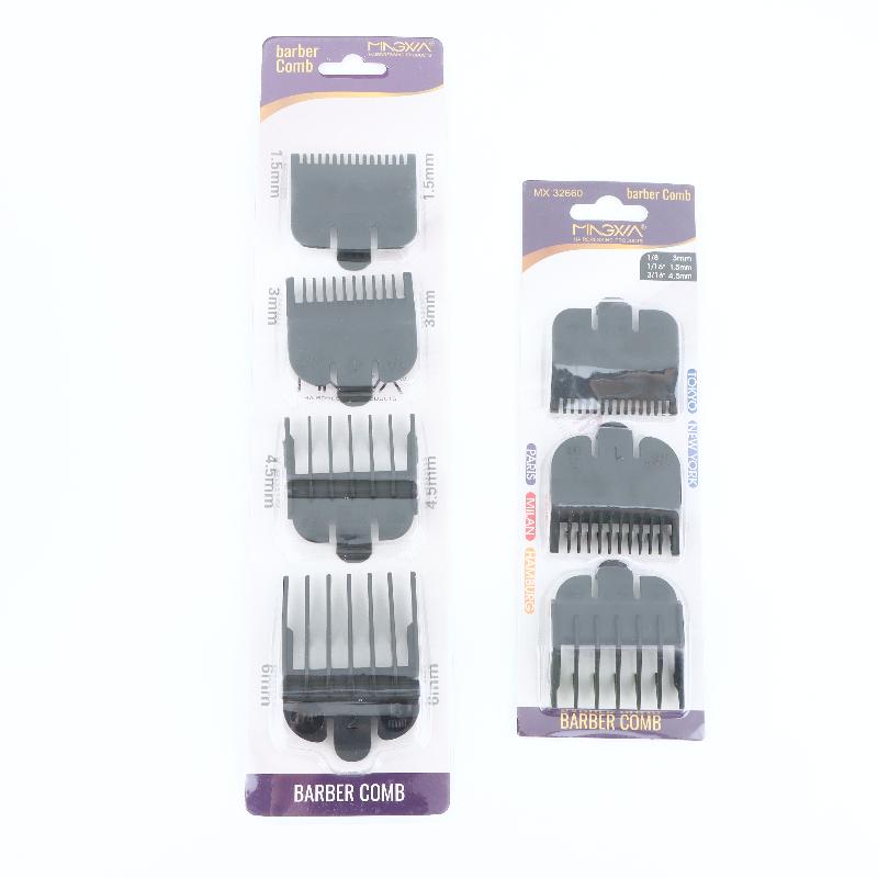Clipper Guard Guide Combs Set - 1/2/3/4 قطع أمشاط توجيه وتحديد لمقص