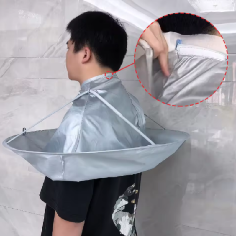 Barber Cape Waterproof Hair Cutting - 1/3/5 قطع من قماش قص الشعر