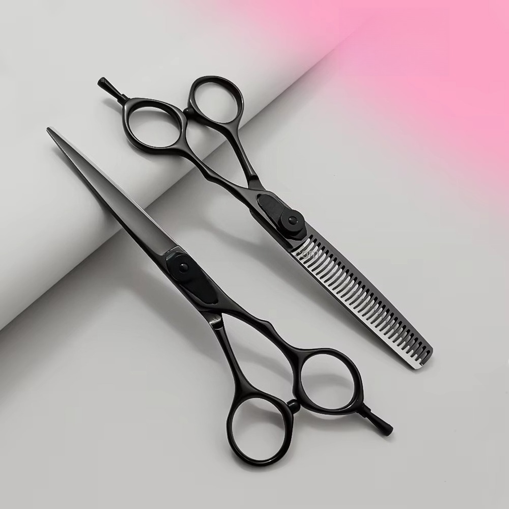 Hair Cutting Scissors Shears Set 6 Inch - مجموعة مقصات الحلاقة، مقصات قص الشعر