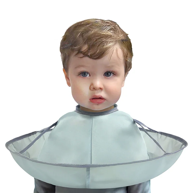 Barber Cape Waterproof Hair Cutting - أطفال حلاقة الرأس قابلة لإعادة الاستخدام