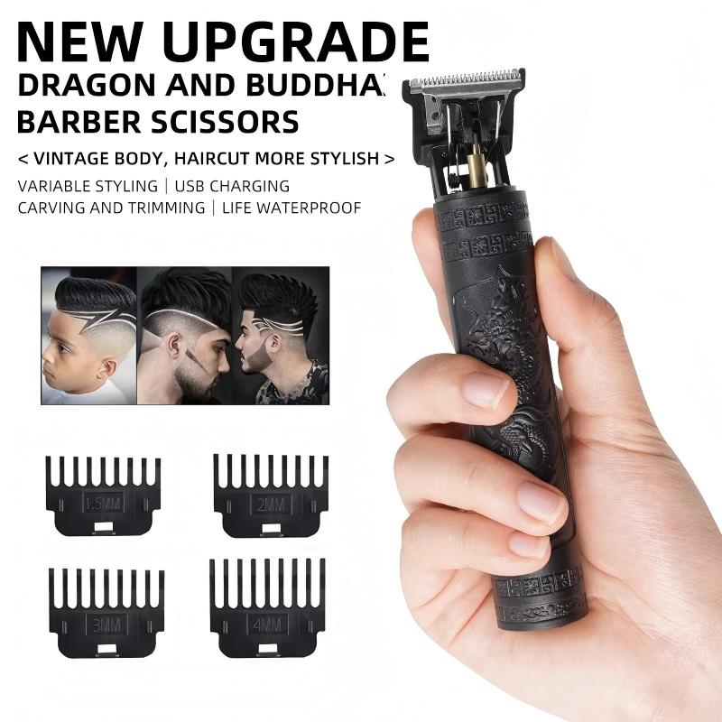 Zero Gapped T Blade Hair Trimmer - مجموعة ماكينة حلاقة الشعر T9، شفرة