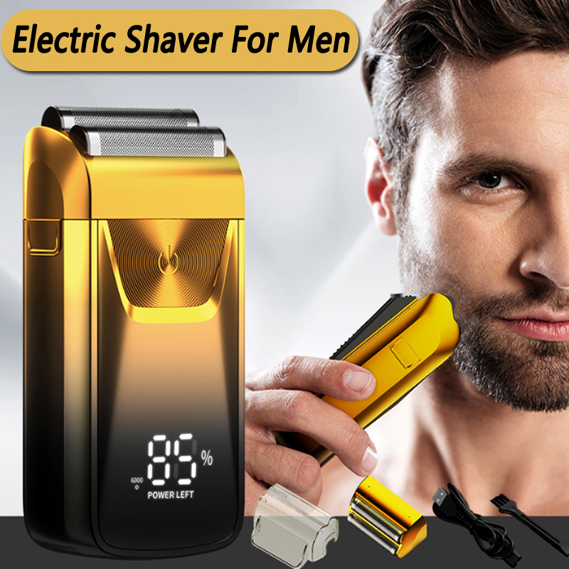 Foil Shaver Cordless Electric Bald Head - ماكينة حلاقة كهربائية قابلة للشحن للرجال،