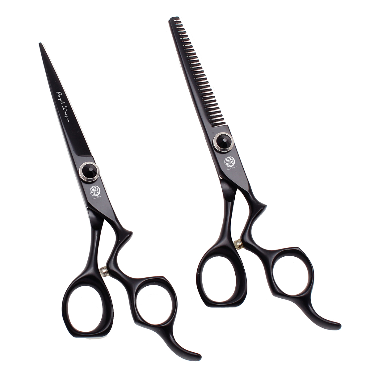 Hair Cutting Scissors Shears Set 6 Inch - مقص عر المهنية الأرجواني التنين 5.5