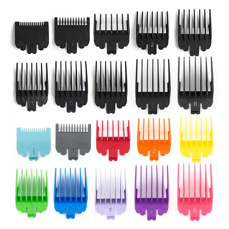 Clipper Guard Guide Combs Set - 10 قطعة المهنية 1.5-25 مللي متر