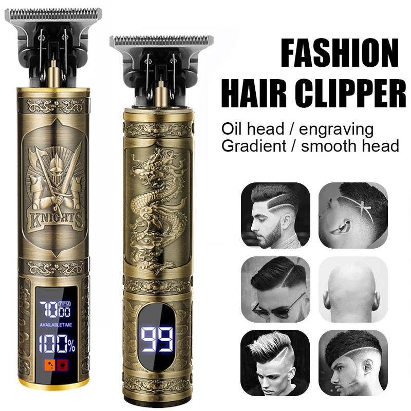 Cordless Hair Clippers Professional Barber - T9 مقص الشعر اللاسلكي اللحية الحلاقة