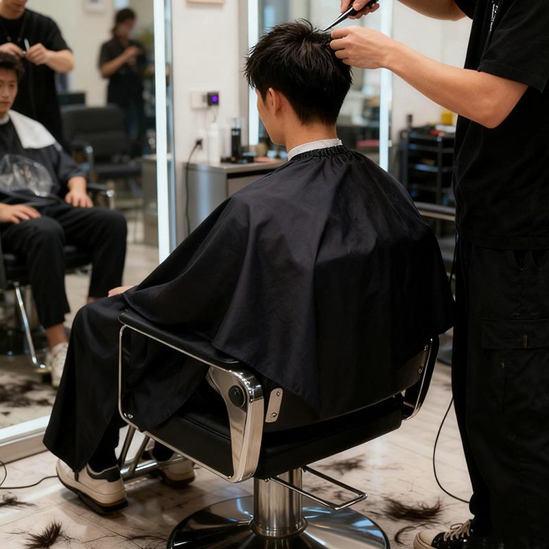 رداء لقص الشعر مقاوم للماء مقا - مراجعة Barber Cape Waterproof Hair Cutting وسعره