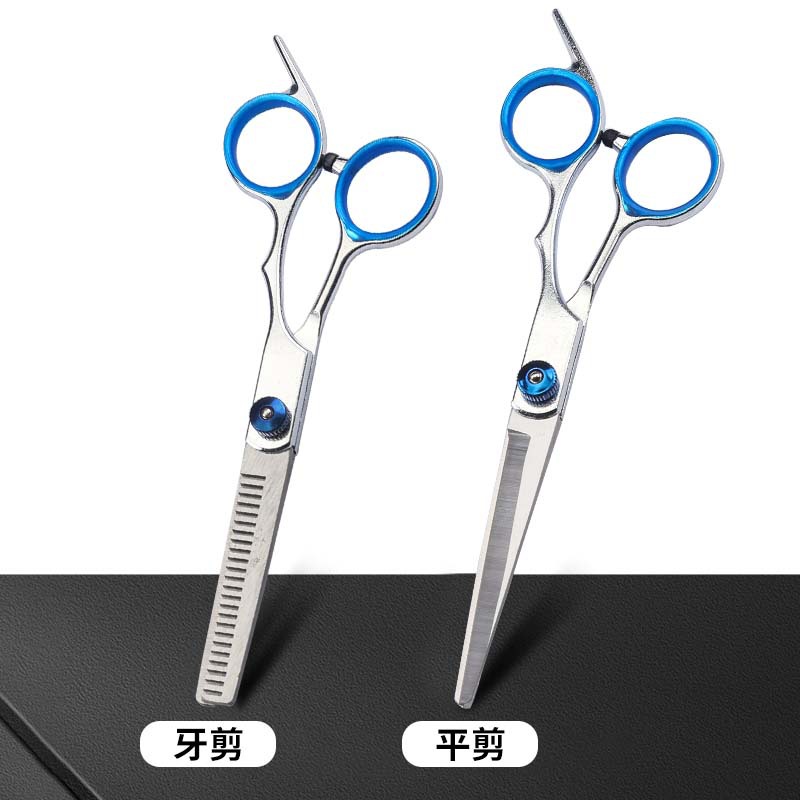مجموعة مقصات قص الشعر القابلة  - مراجعة Hair Cutting Scissors Shears Set 6 Inch وسعره