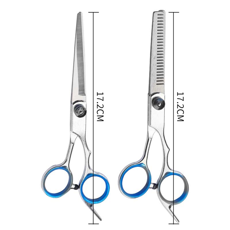 مجموعة مقصات قص الشعر القابلة  - مراجعة Hair Cutting Scissors Shears Set 6 Inch وسعره