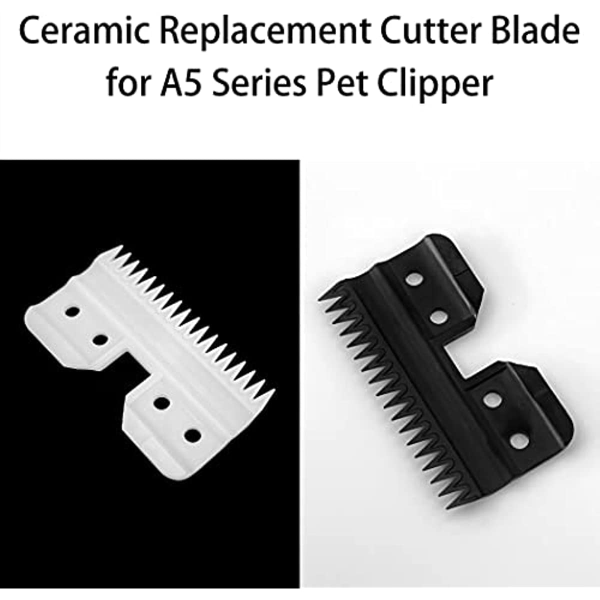قطعتان من شفرات ماكينة قص الأس - مراجعة Hair Clipper Ceramic Blade Replacement وسعره