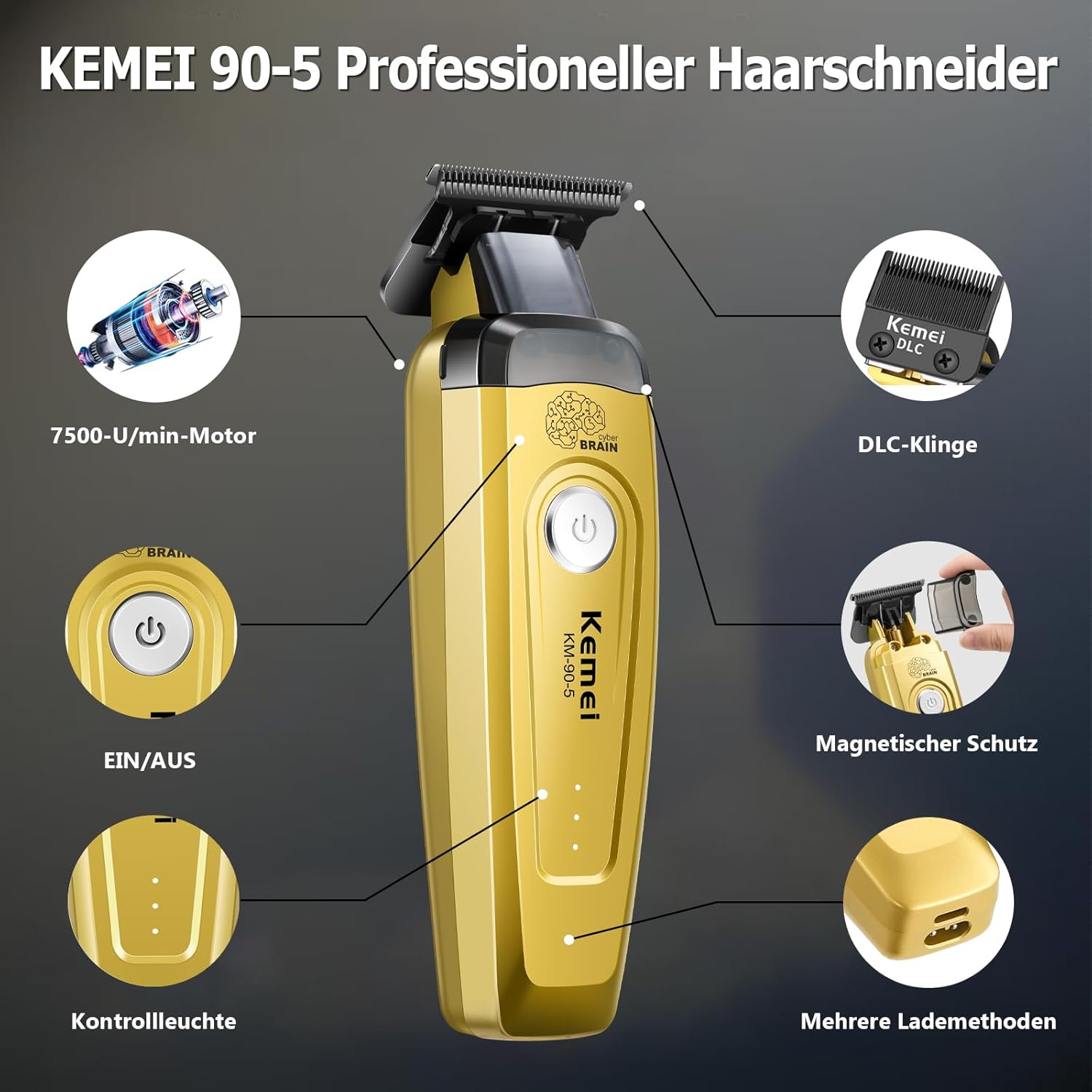ماكينة حلاقة الشعر للرجال من ك - مراجعة Cordless Hair Clippers Professional Barber وسعره