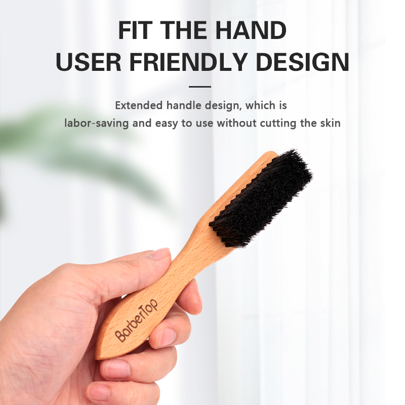 BARBERTOP-فرشاة تنظيف الشعر ال - مراجعة Neck Duster Brush Barber Salon وسعره