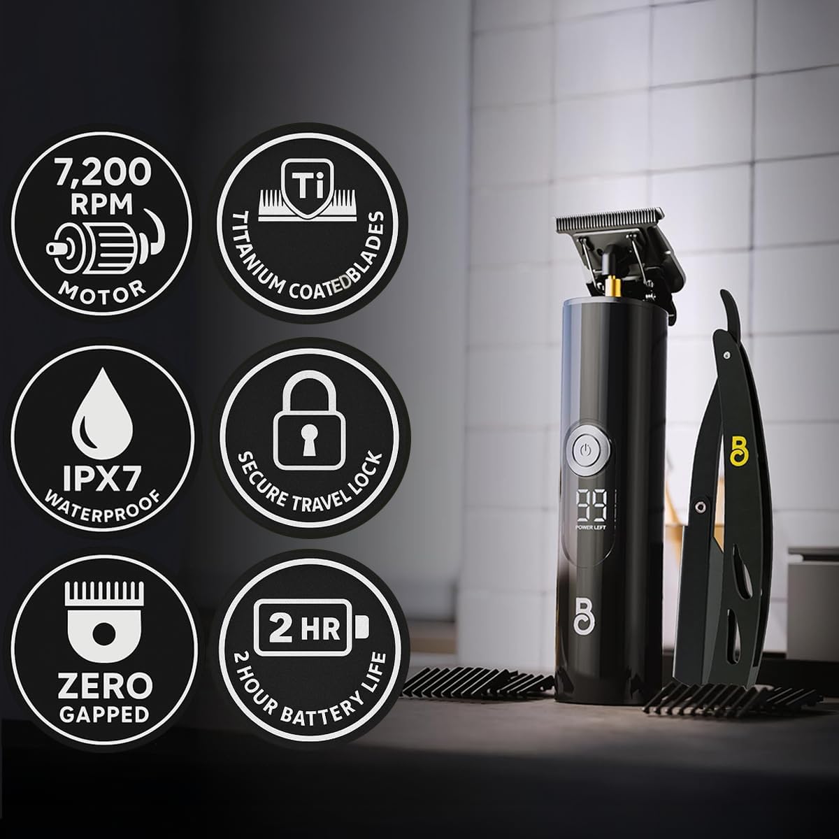 ماكينة حلاقة اللحية الاحترافية - مراجعة Zero Gapped T Blade Hair Trimmer وسعره