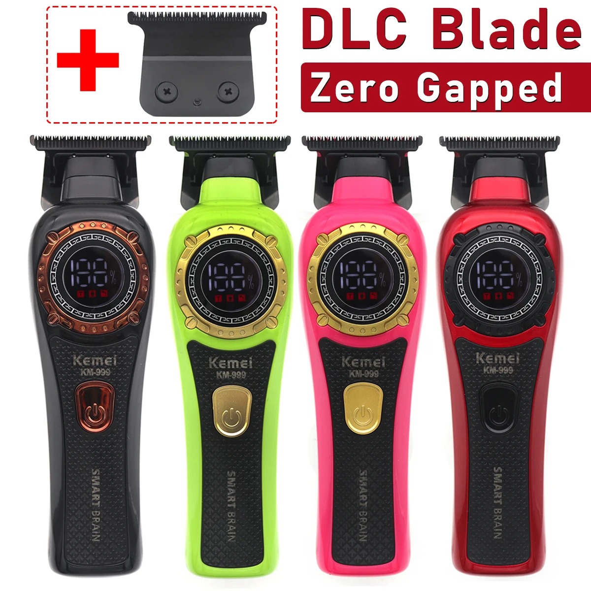 Kemei KM-999 ماكينة تشذيب الشع - مراجعة Zero Gapped T Blade Hair Trimmer وسعره