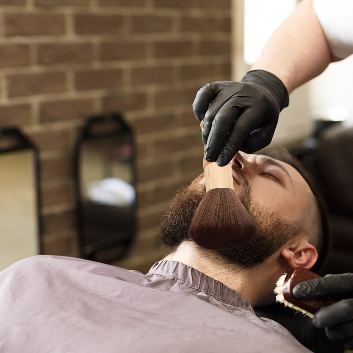 فرشاة شعر للرقبة، قطعة واحدة،  - مراجعة Neck Duster Brush Barber Salon وسعره