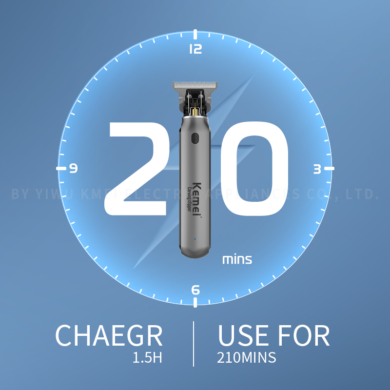 Kemei بطانات الشعر كليبرز الرج - مراجعة Zero Gapped T Blade Hair Trimmer وسعره