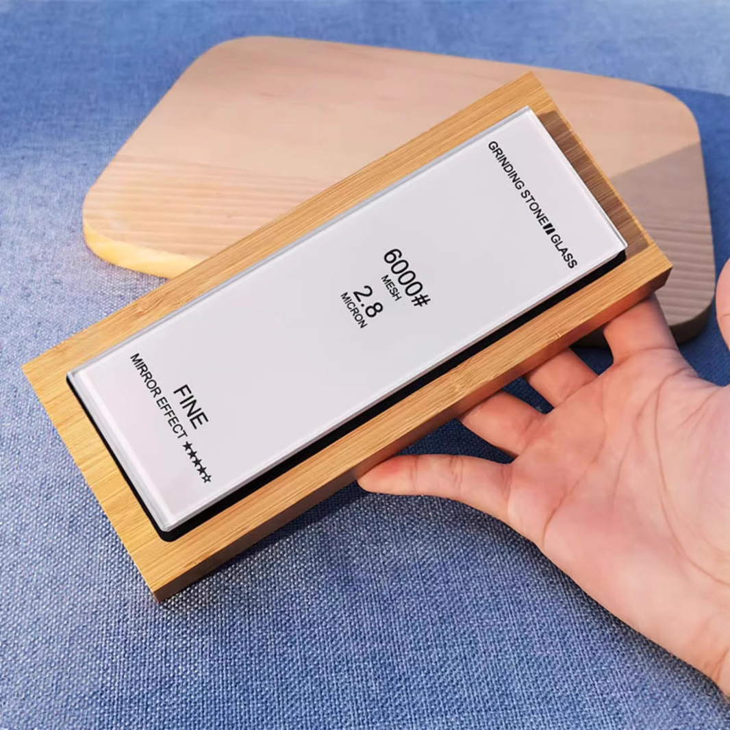 قطعتان من حجر الشحذ الزجاجي ال - مراجعة Clipper Blade Sharpener Stone وسعره