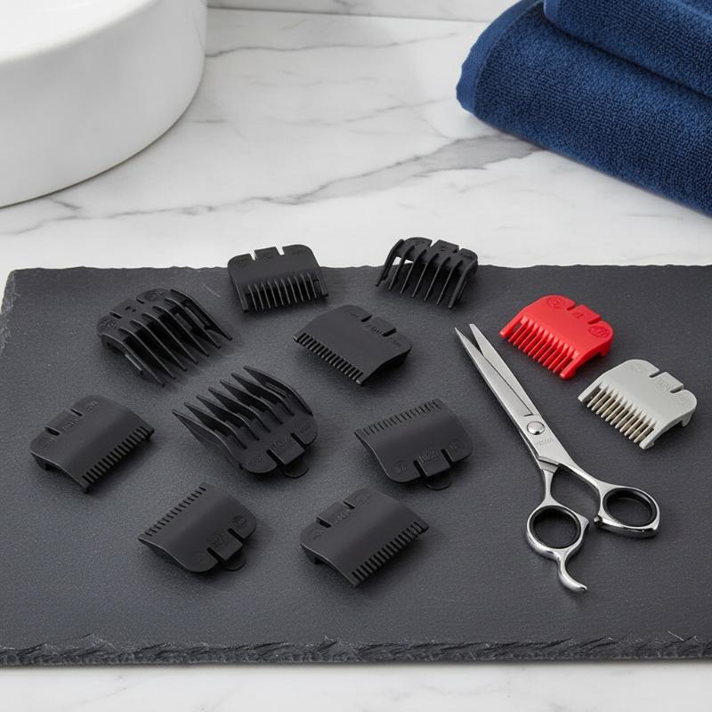 مجموعة أمشاط تحديد الطول لماكي - مراجعة Clipper Guard Guide Combs Set وسعره