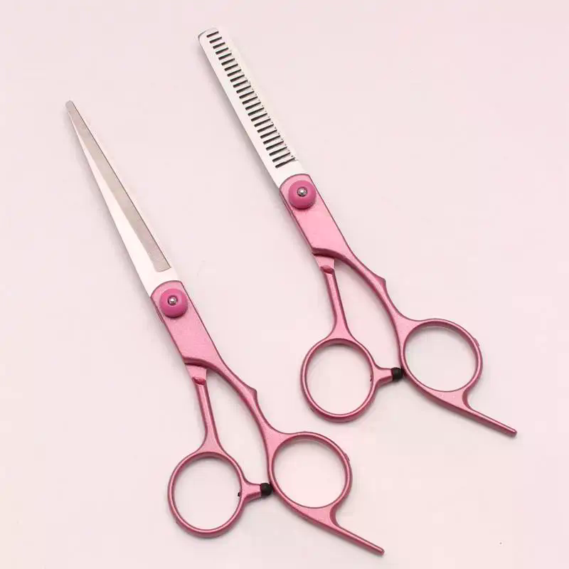 مجموعة مقصات قص الشعر مقاس 6 ب - مراجعة Hair Cutting Scissors Shears Set 6 Inch وسعره