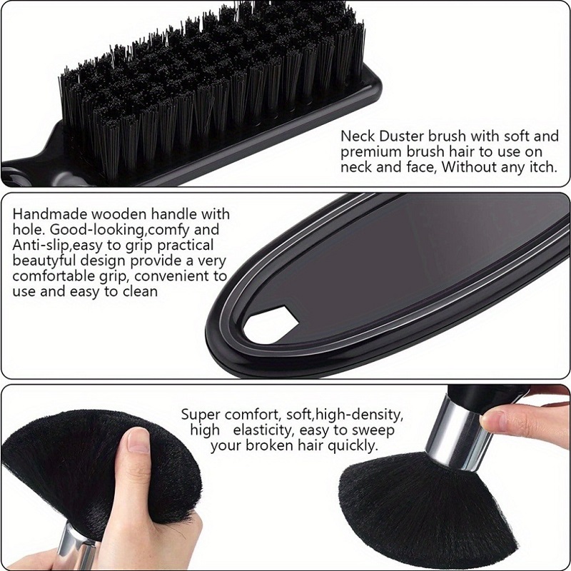 مجموعة أدوات قص الشعر الاحتراف - مراجعة Neck Duster Brush Barber Salon وسعره