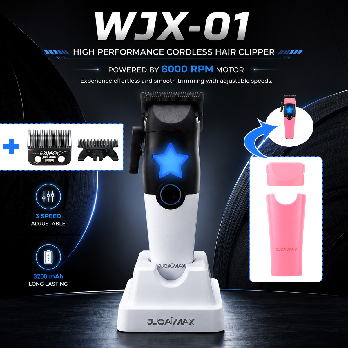 ماكينة حلاقة الشعر الاحترافية  - مراجعة Cordless Hair Clippers Professional Barber وسعره