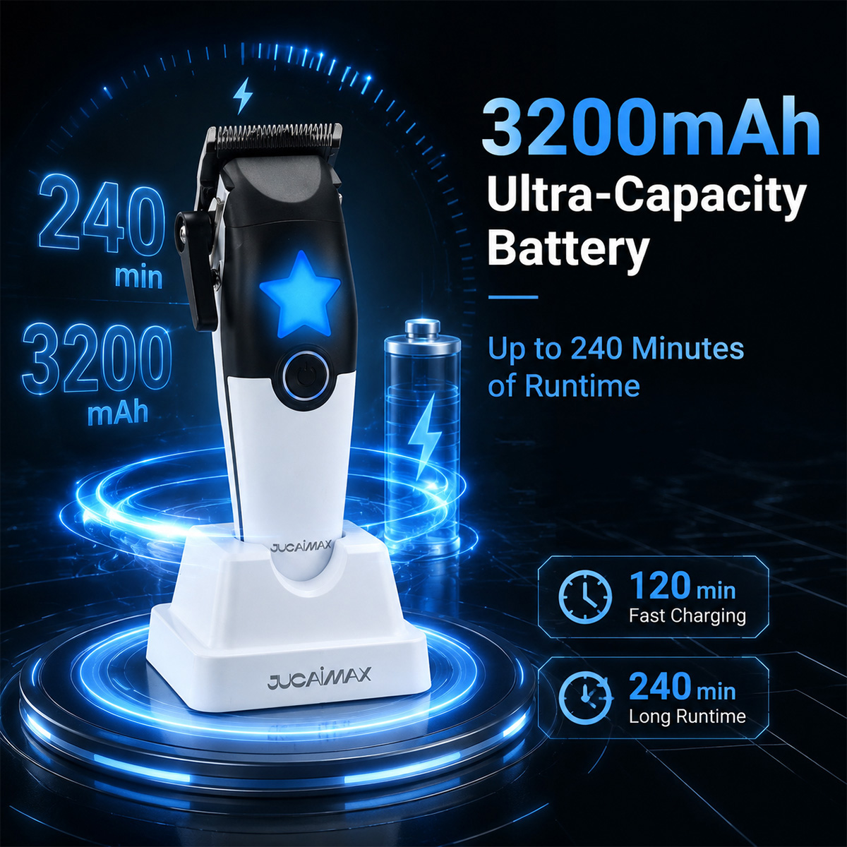 ماكينة حلاقة الشعر الاحترافية  - مراجعة Cordless Hair Clippers Professional Barber وسعره