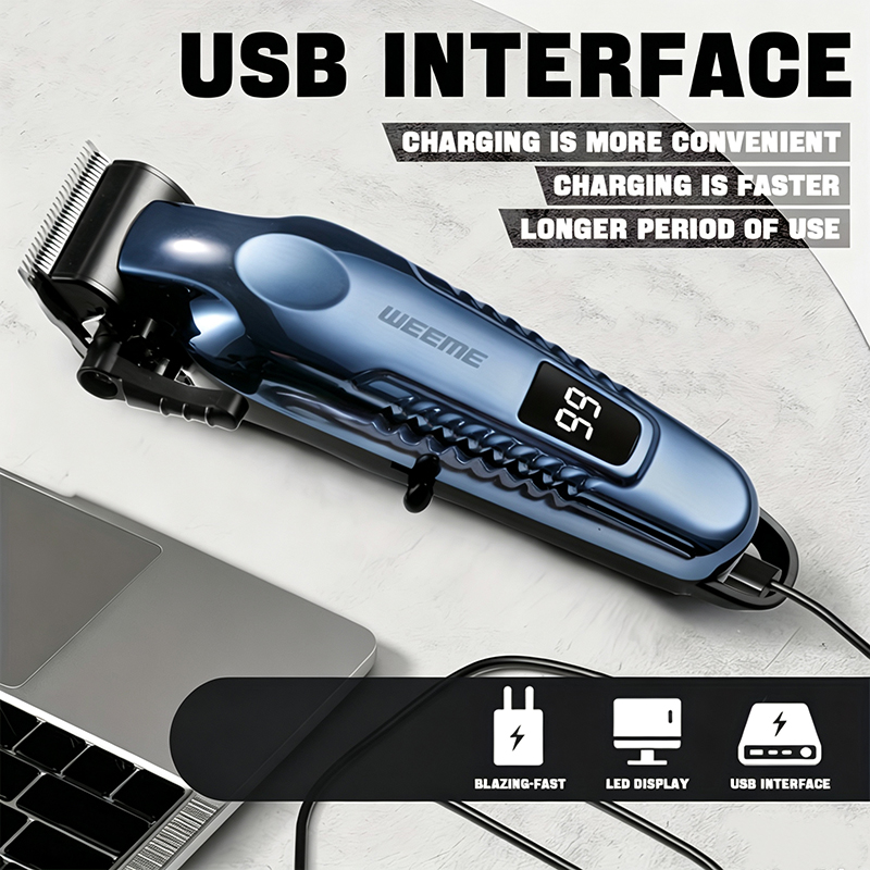 ماكينة حلاقة الشعر اللاسلكية ل - مراجعة Cordless Hair Clippers Professional Barber وسعره