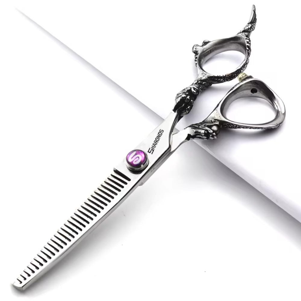 مجموعة مقصات حصرية لقص الشعر ا - مراجعة Hair Cutting Scissors Shears Set 6 Inch وسعره