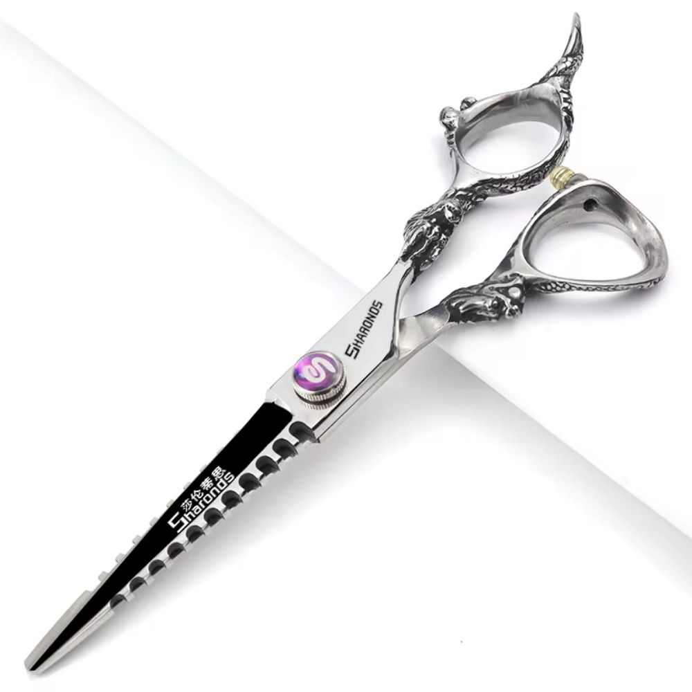 مجموعة مقصات حصرية لقص الشعر ا - مراجعة Hair Cutting Scissors Shears Set 6 Inch وسعره