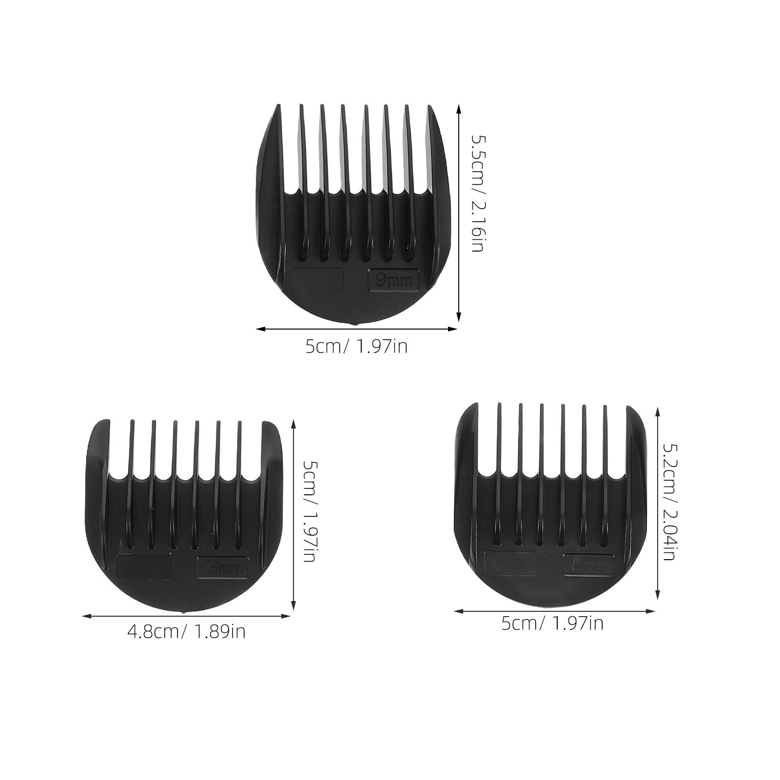 3 قطع من مشابك الحلاقة، أمشاط  - مراجعة Clipper Guard Guide Combs Set وسعره