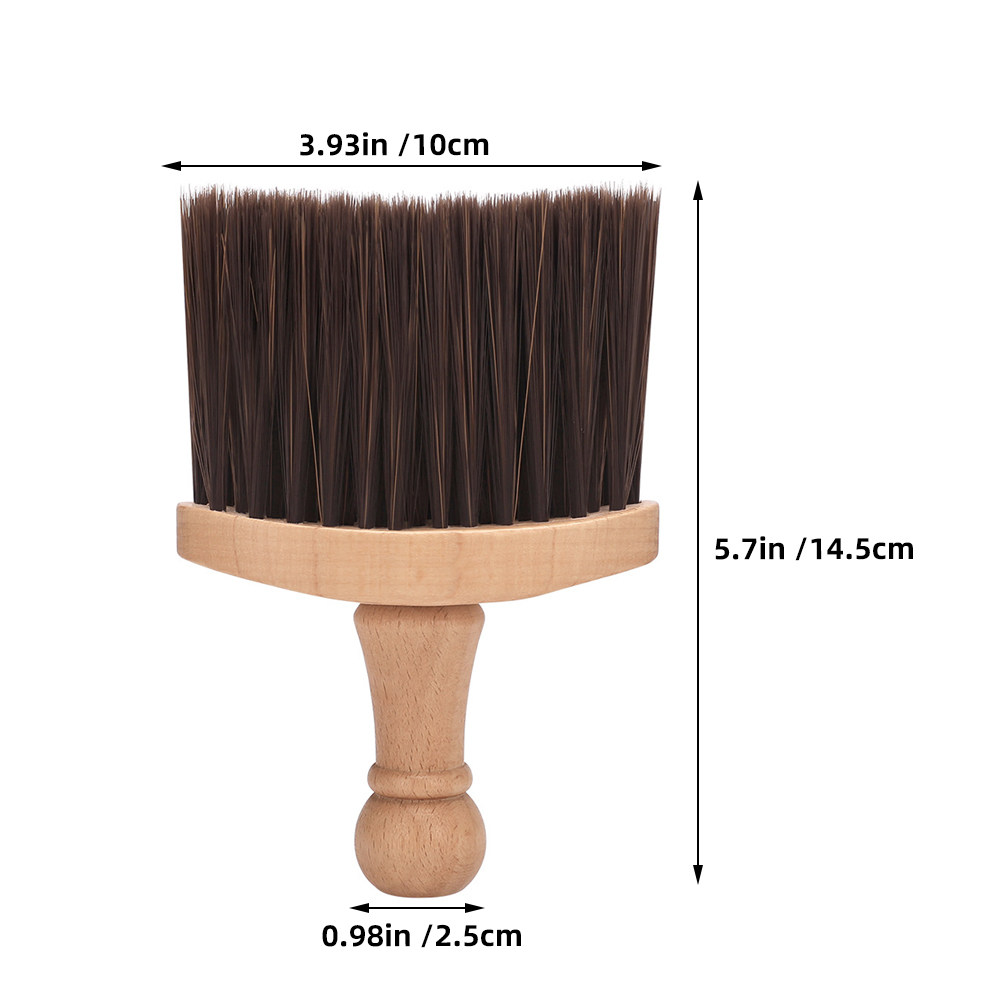 فرشاة تنظيف الرقبة بشعيرات ناع - مراجعة Neck Duster Brush Barber Salon وسعره