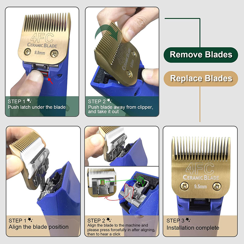 مجموعة شفرات سيراميك بديلة قاب - مراجعة Hair Clipper Ceramic Blade Replacement وسعره