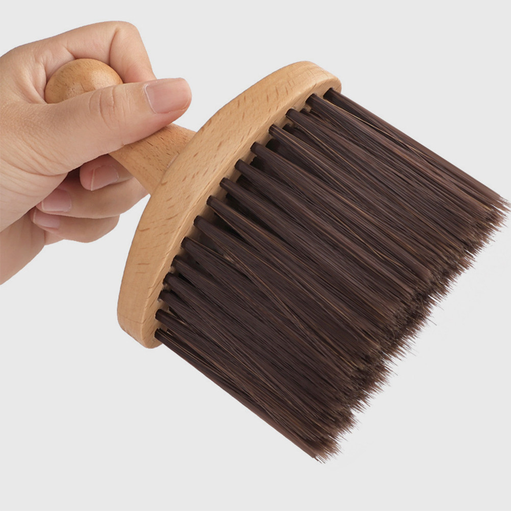 فرشاة لحية بشعيرات ناعمة، مخصص - مراجعة Neck Duster Brush Barber Salon وسعره