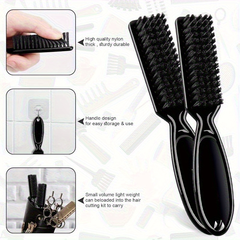 طقم من 3/4 قطع لقص الشعر يشمل  - مراجعة Neck Duster Brush Barber Salon وسعره