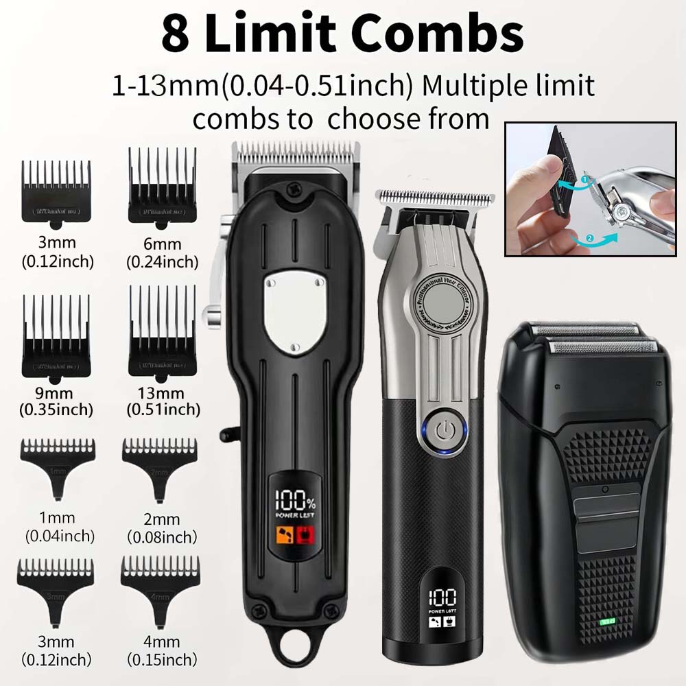 مجموعة ماكينة حلاقة شعر احتراف - مراجعة Zero Gapped T Blade Hair Trimmer وسعره