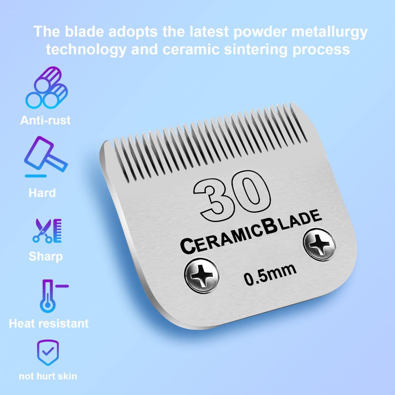 شفرات سيراميك قابلة للفصل لمقص - مراجعة Hair Clipper Ceramic Blade Replacement وسعره