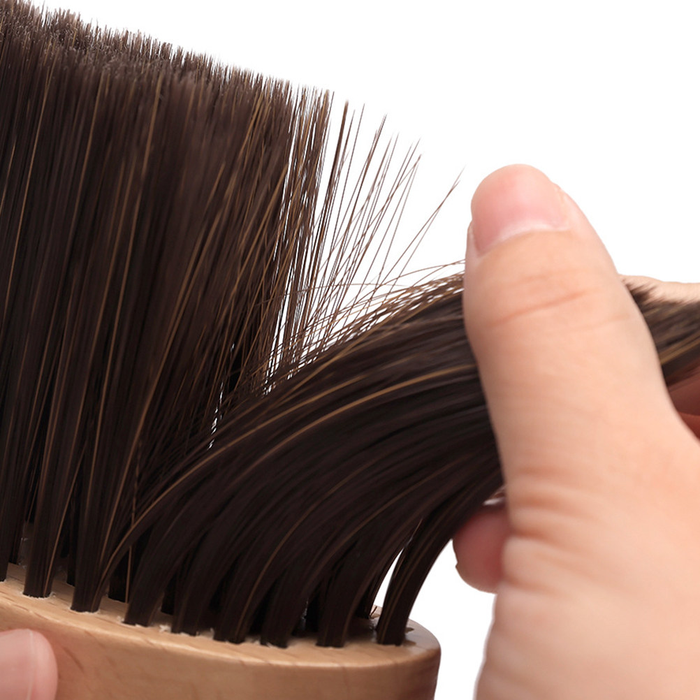 فرشاة لحية بشعيرات ناعمة، مخصص - مراجعة Neck Duster Brush Barber Salon وسعره
