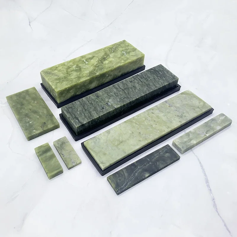 حجر شحذ طبيعي من العقيق الأخضر - مراجعة Clipper Blade Sharpener Stone وسعره