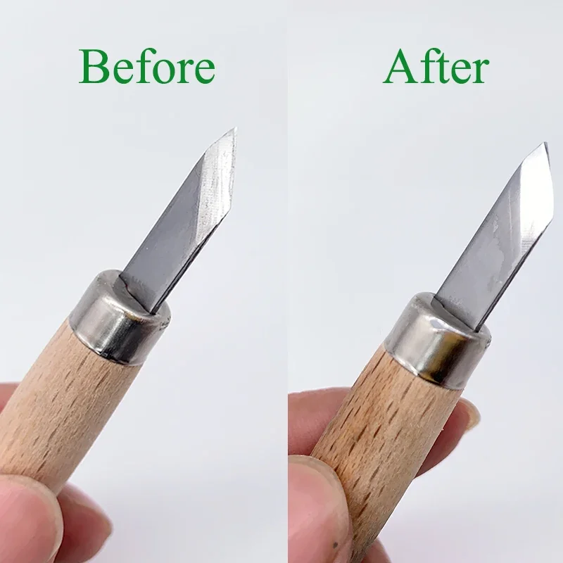 حجر شحذ طبيعي من العقيق الأخضر - مراجعة Clipper Blade Sharpener Stone وسعره