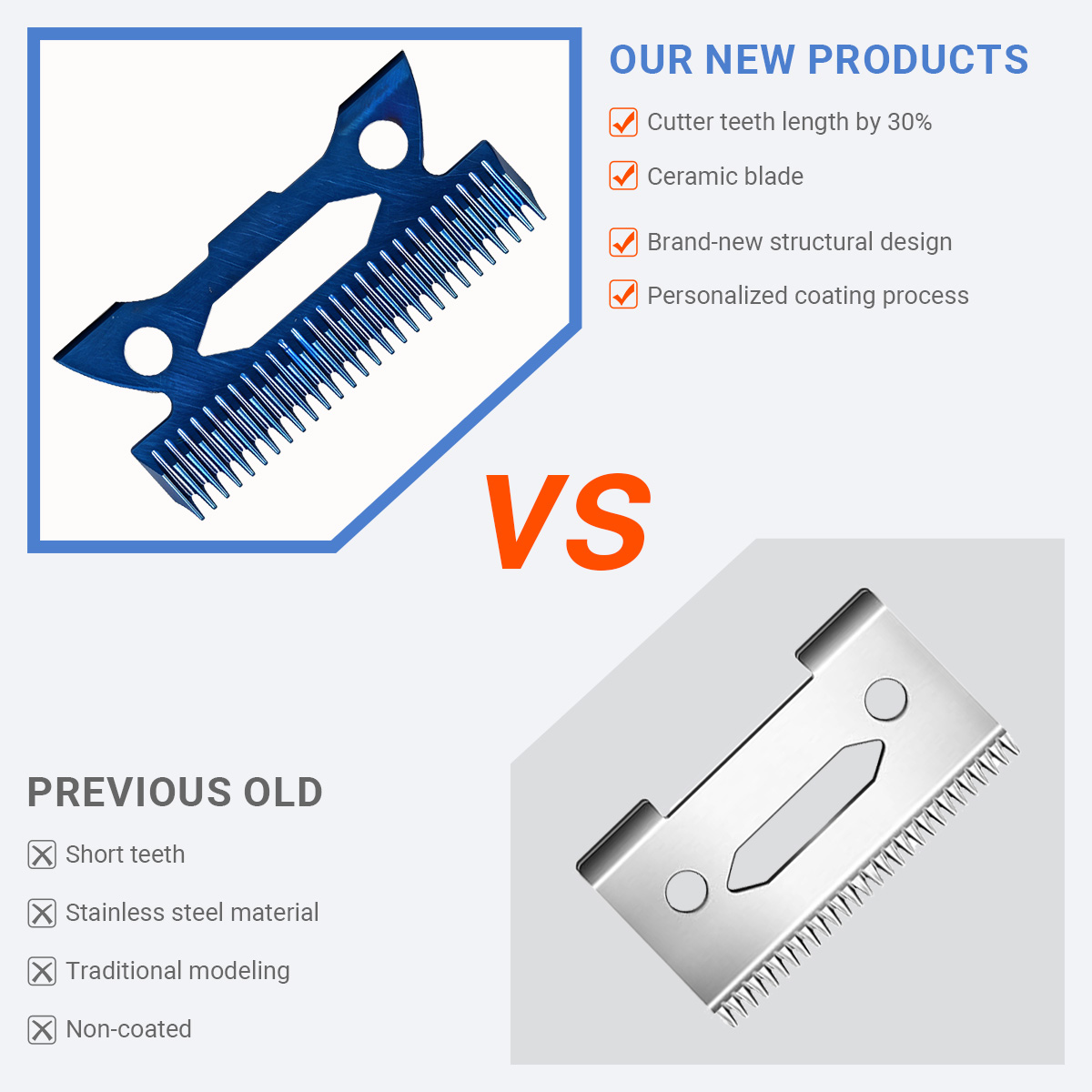 شفرة BRDCLIP BRD-808C من الفول - مراجعة Hair Clipper Ceramic Blade Replacement وسعره