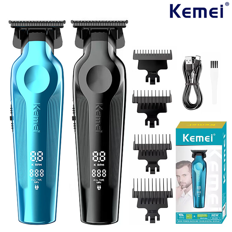 Kemei KM-264 ماكينة قص الشعر ا - مراجعة Cordless Hair Clippers Professional Barber وسعره