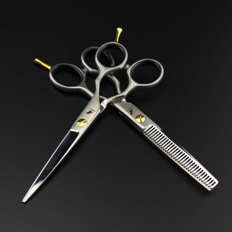 مقص شعر احترافي عالي الجودة لل - مراجعة Hair Cutting Scissors Shears Set 6 Inch وسعره