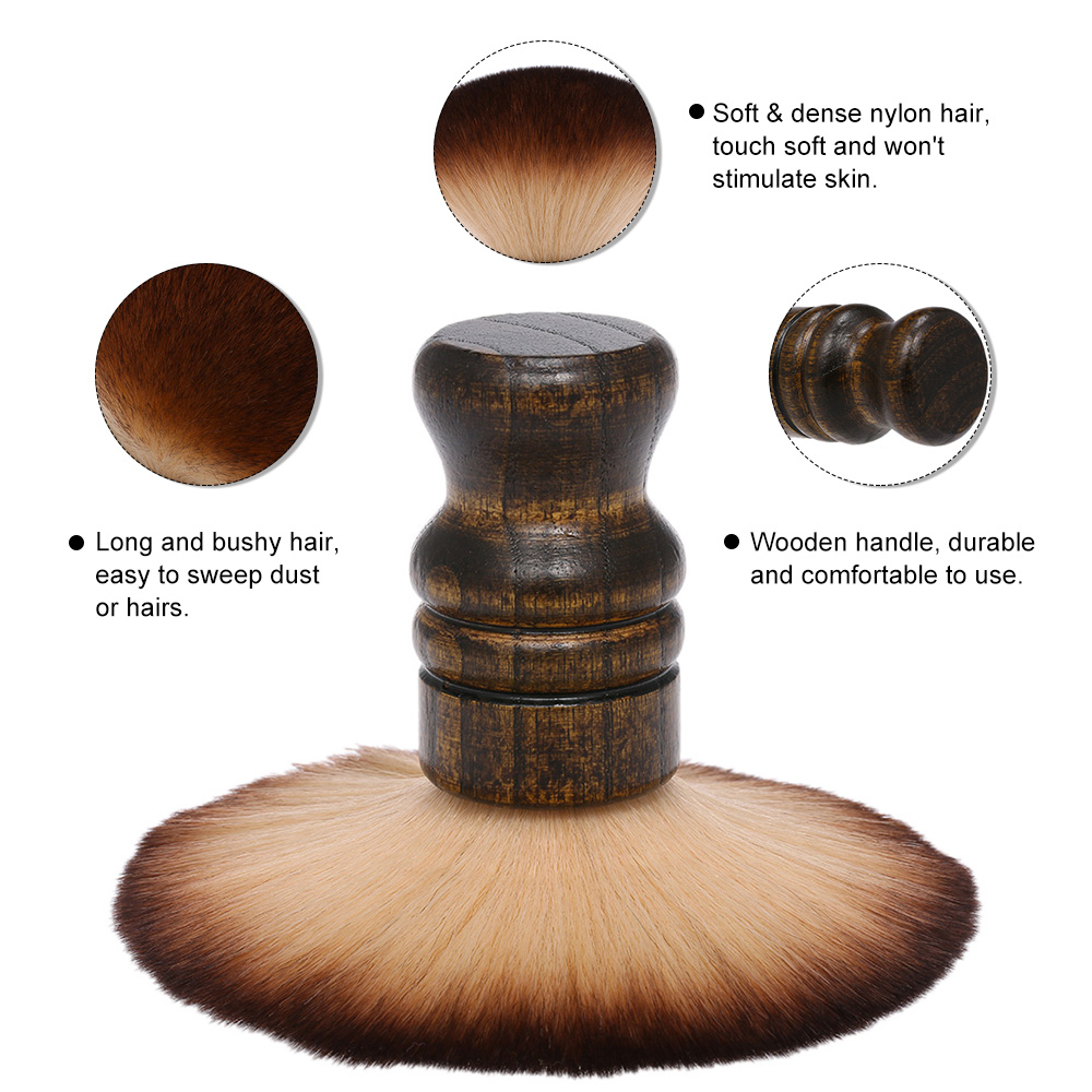 فرشاة تنظيف ناعمة للرقبة والوج - مراجعة Neck Duster Brush Barber Salon وسعره
