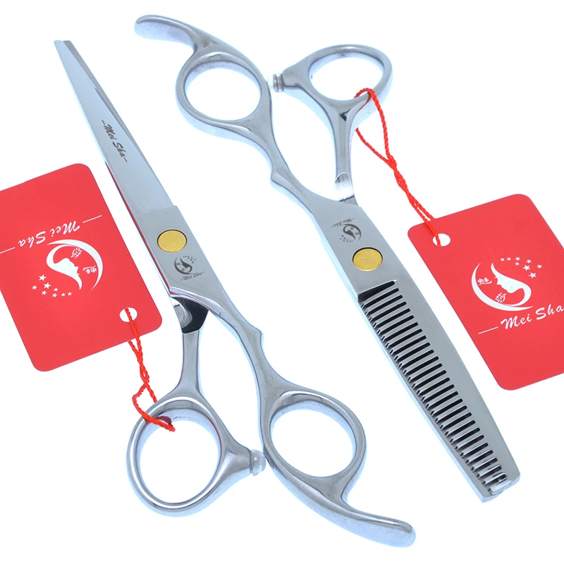 مجموعة مقصات شعر 6.0 بوصة للصا - مراجعة Hair Cutting Scissors Shears Set 6 Inch وسعره