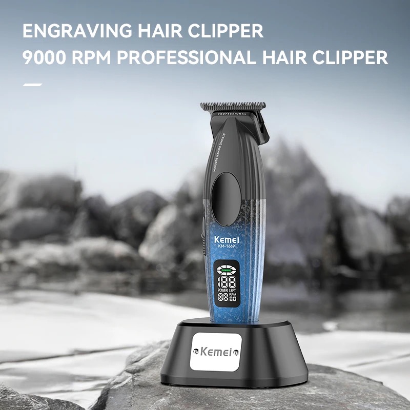 Kemei المهنية الشعر المتقلب 90 - مراجعة Cordless Hair Clippers Professional Barber وسعره