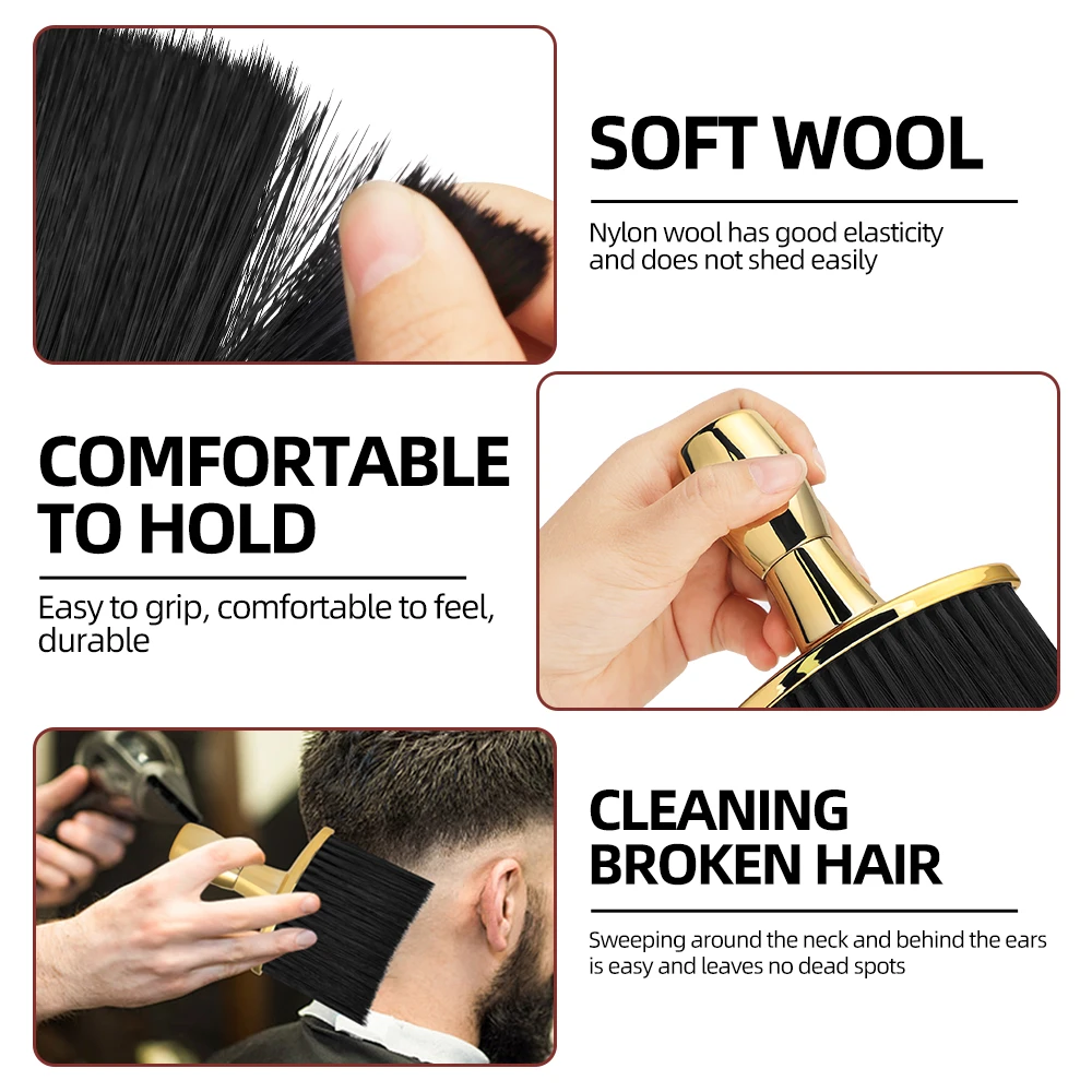 فرشاة شعر احترافية للصالونات ب - مراجعة Neck Duster Brush Barber Salon وسعره